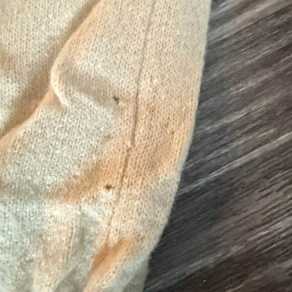 Sportswear Systems Cream Wool Angora Blend Textured Sweater | Size S | Warm Wint - Picture 3 of 4